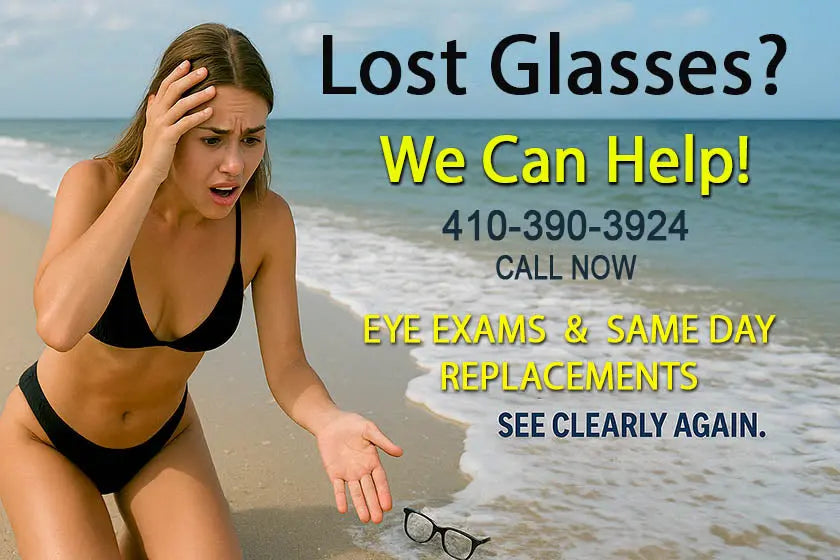 lost glasses in ocean city